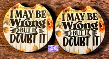 Load image into Gallery viewer, Car Coasters-various designs