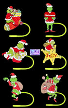 Load image into Gallery viewer, Straw Toppers-Christmas