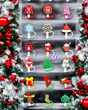 Load image into Gallery viewer, Straw Toppers-Christmas