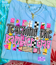 Load image into Gallery viewer, Teaching The School Mascot Way Shirt-Generals, Tigers,Warriors, Trojans, Panthers, Ramblers