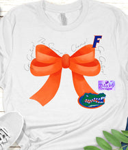 Load image into Gallery viewer, College Football Team Bow Shirts-Tennessee, Georgia, Alabama, Auburn & Florida