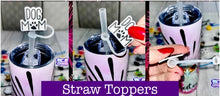 Load image into Gallery viewer, Straw Toppers-Christmas