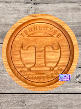 Load image into Gallery viewer, Tennessee Circle Solid Wood Valet Catch-All Tray (Raised T)