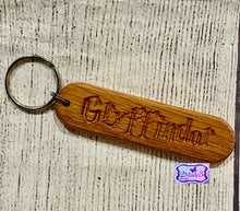 Load image into Gallery viewer, Personalized Wood Keychains-Oak