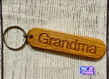 Load image into Gallery viewer, Personalized Wood Keychains-Oak