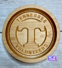 Load image into Gallery viewer, Tennessee Circle Solid Wood Valet Catch-All Tray (Raised T)