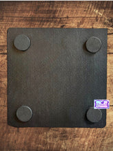 Load image into Gallery viewer, If My Mouth Doesn’t Say It My Face Definitely Will Slate Coaster