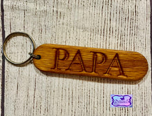 Load image into Gallery viewer, Personalized Wood Keychains-Oak