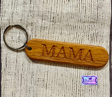 Load image into Gallery viewer, Personalized Wood Keychains-Oak