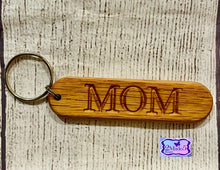 Load image into Gallery viewer, Personalized Wood Keychains-Oak