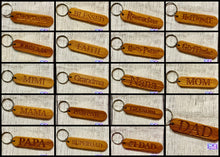 Load image into Gallery viewer, Personalized Wood Keychains-Oak
