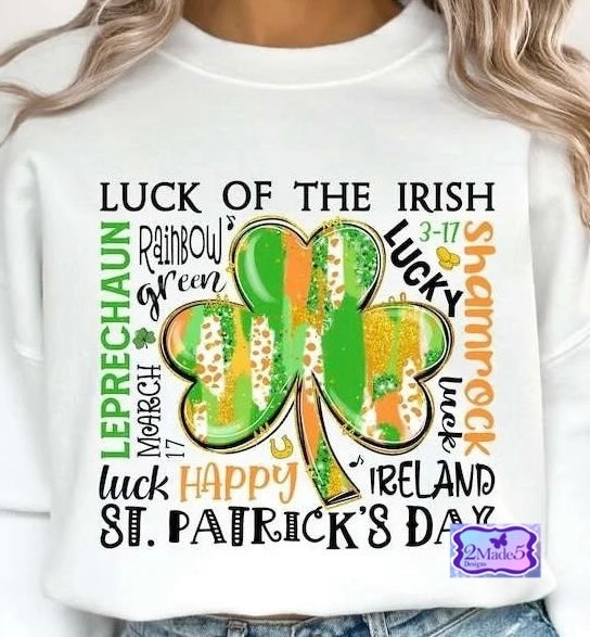 St Patrick’s Day Collage Shirt