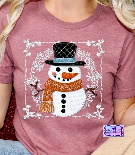 Snowman Box Shirt