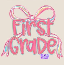 Load image into Gallery viewer, Grade Level Pink Bow Shirts
