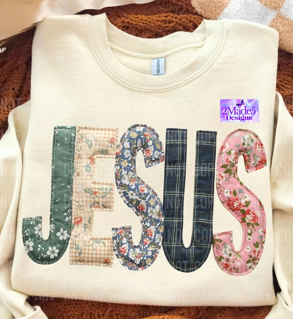 Jesus Floral Shirt