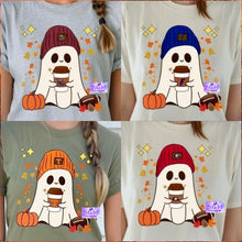 Load image into Gallery viewer, College Football Mascot Ghost Shirt - Georgia, Tennessee, Alabama &amp; Florida

