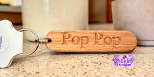 Load image into Gallery viewer, Personalized Wood Keychains-Oak

