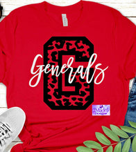 Load image into Gallery viewer, Generals-Leopard G Shirt  (available in Adult &amp; Youth sizes)
