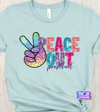 Load image into Gallery viewer, Peace Out Grade Level Shirt
