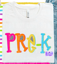 Load image into Gallery viewer, Teacher &amp; Grade Level Bright Font Shirts

