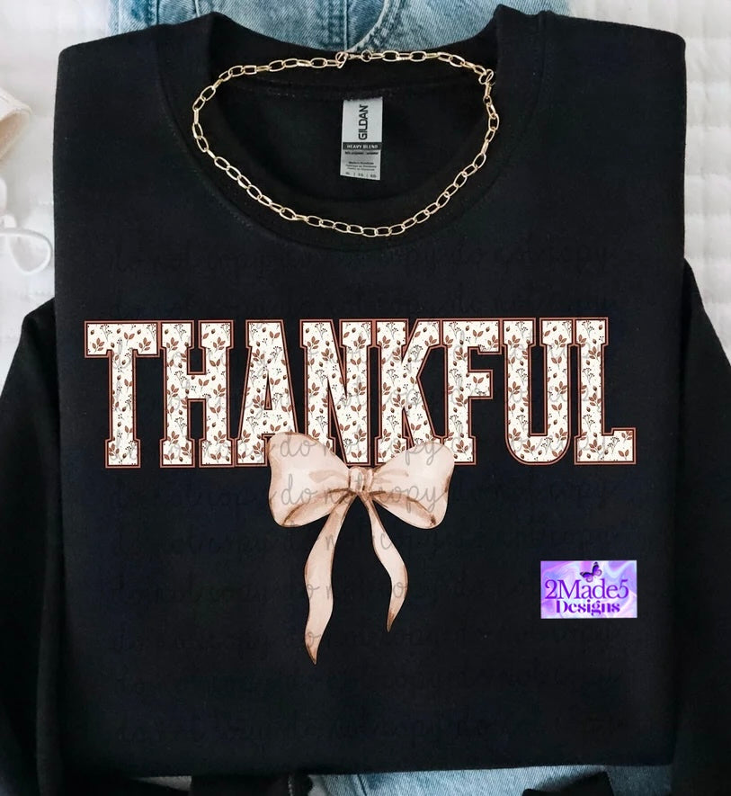 Thankful Bow Shirt