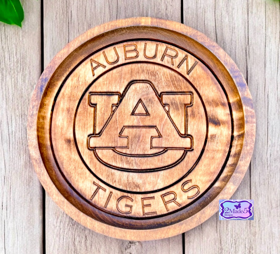 Auburn Circle Solid Wood Valet Catch-All Tray