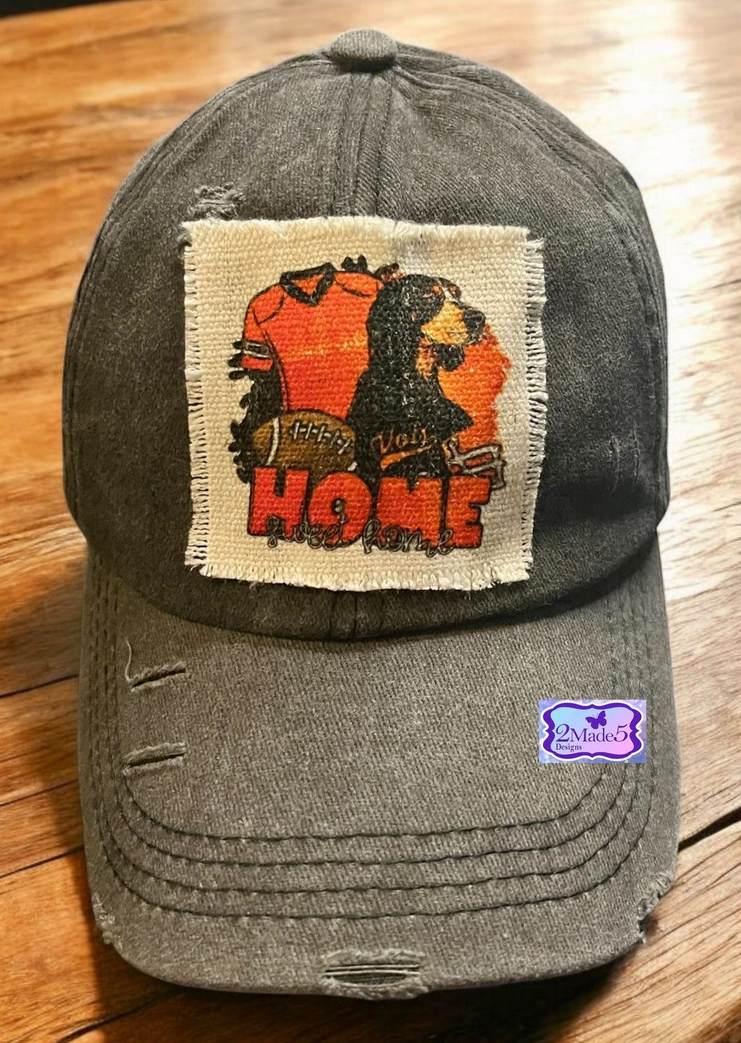 Home Sweet Home Tennessee Distressed Criss Cross Ponytail Hat