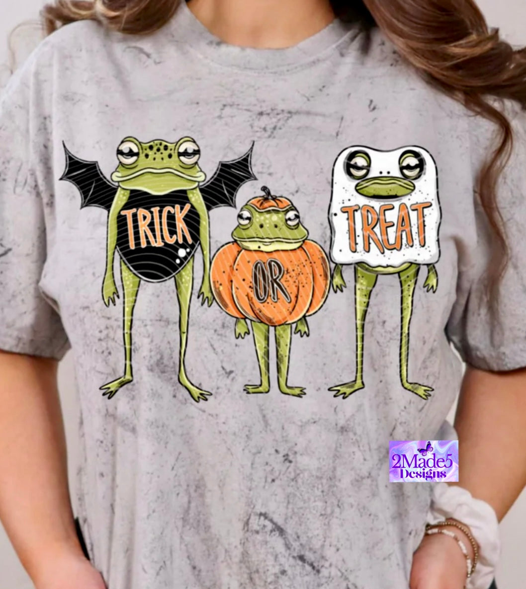 Trick Or Treat Frogs Shirt