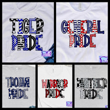 Load image into Gallery viewer, School Mascot Pride Shirt-Heritage Generals, Ringgold Tigers, LFO Warriors, Gordon Lee Trojans, Ridgeland Panthers
