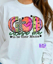 Load image into Gallery viewer, God Chose Me To Be Mama Shirt -3 variations
