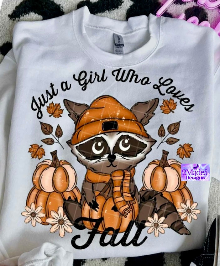 Just A Girl Who Loves Fall Shirt