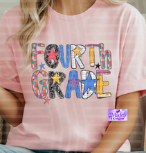 Load image into Gallery viewer, Teacher, Homeschool &amp; Grade Level School Font Shirts
