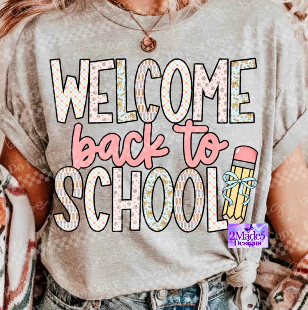 Welcome Back To School Shirt