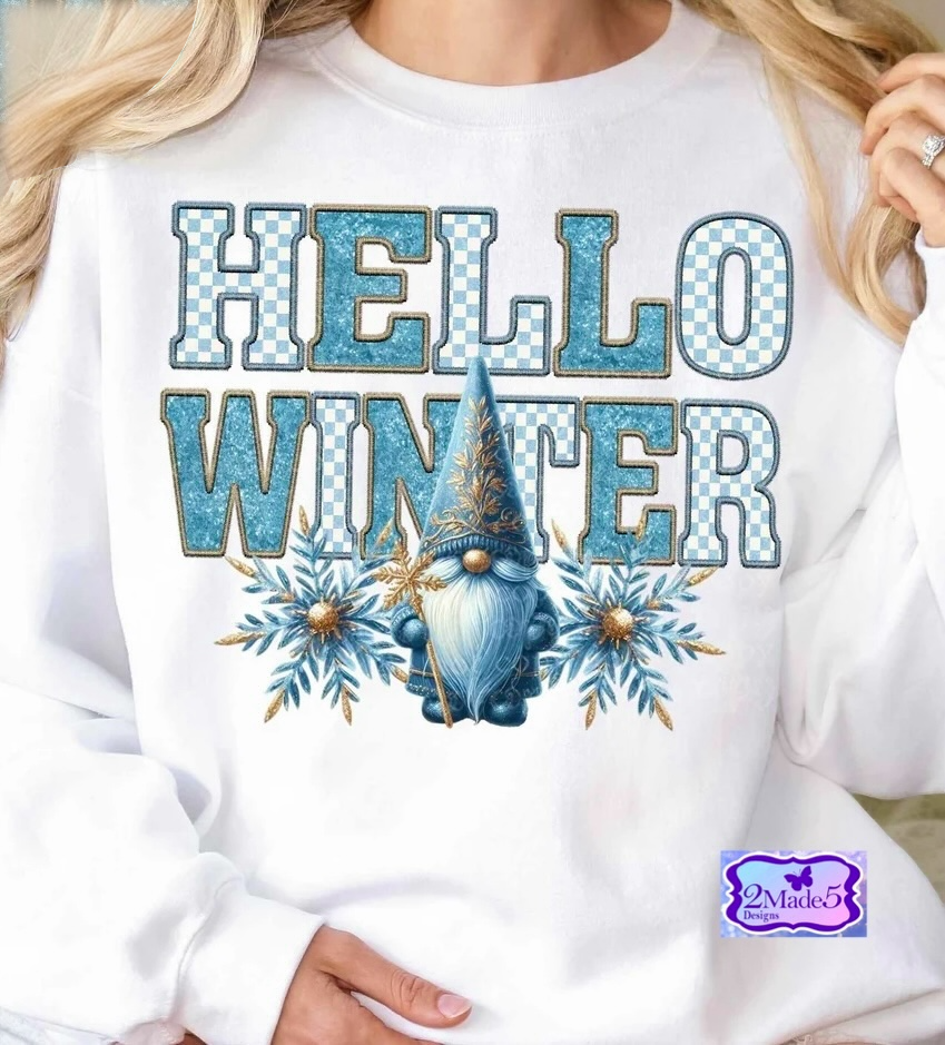 Hello Winter Gnome Shirt