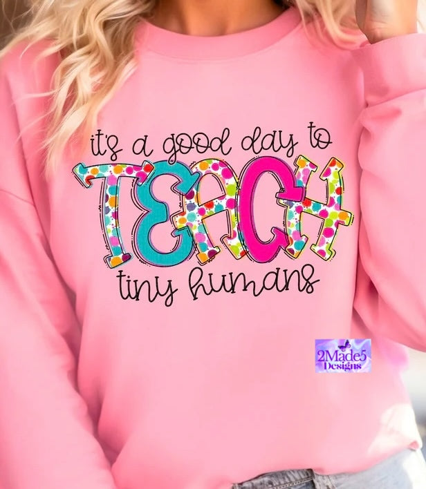 It’s A Good Day To Teach Tiny Humans Shirt