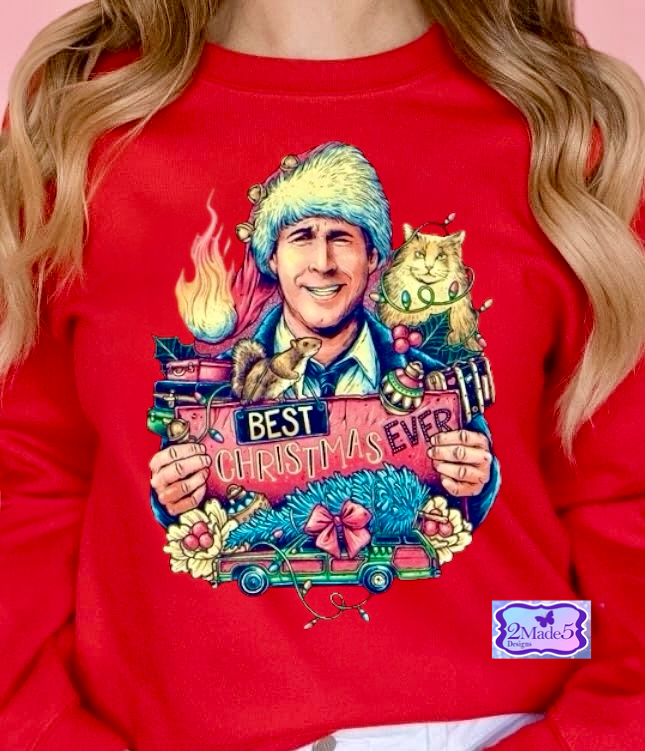 Best Christmas Ever Griswold long sleeve red Shirt