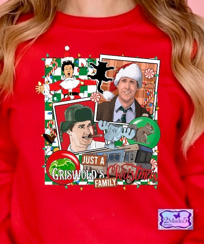 Just A Griswold’s Family Christmas long sleeve red Shirt