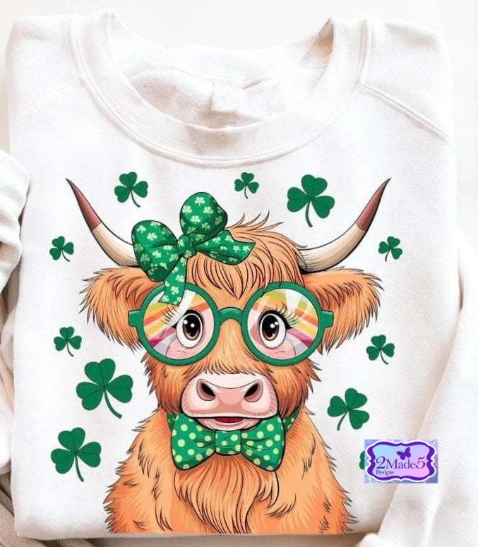 St. Patrick’s Highland Cow Shirt