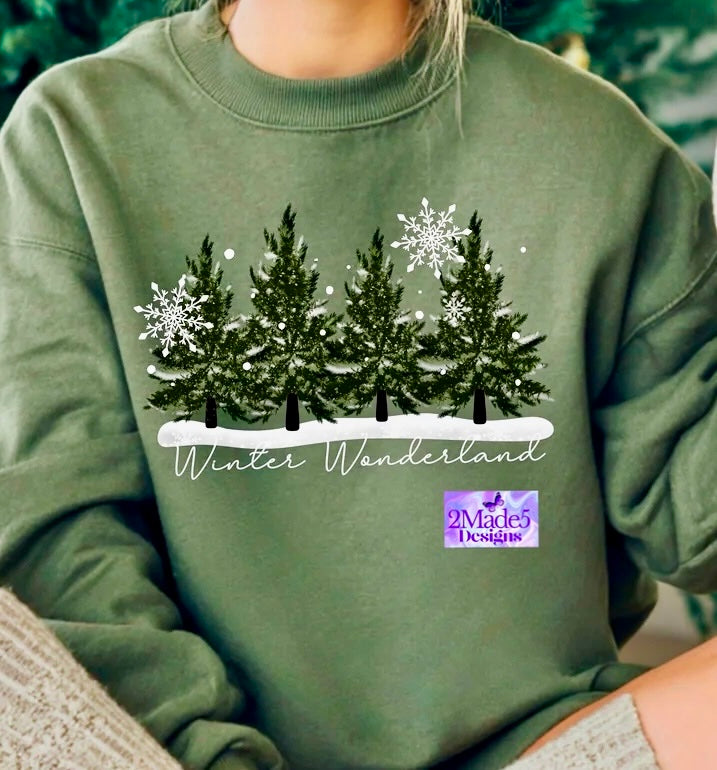 Winter Wonderland Trees Shirt