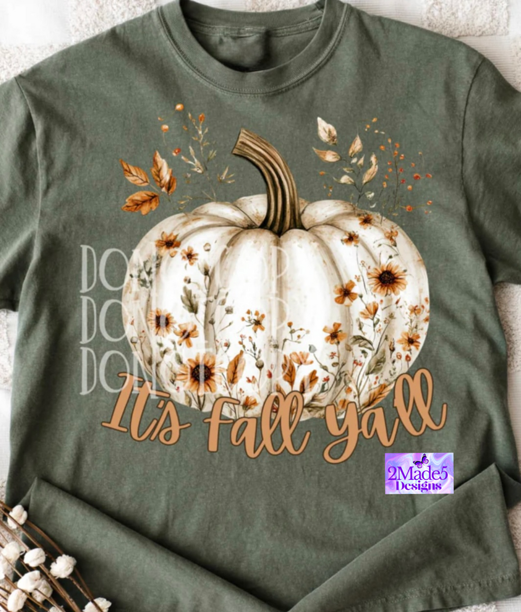 It’s Fall Y’all Sunflower White Pumpkin Shirt