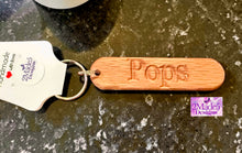 Load image into Gallery viewer, Personalized Wood Keychains-Oak
