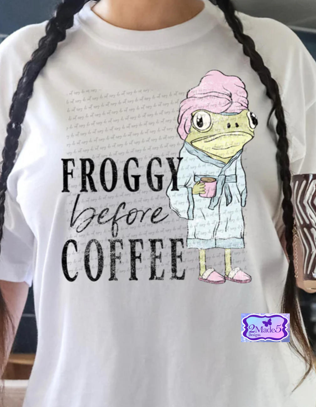 Froggy Before Coffee Shirt