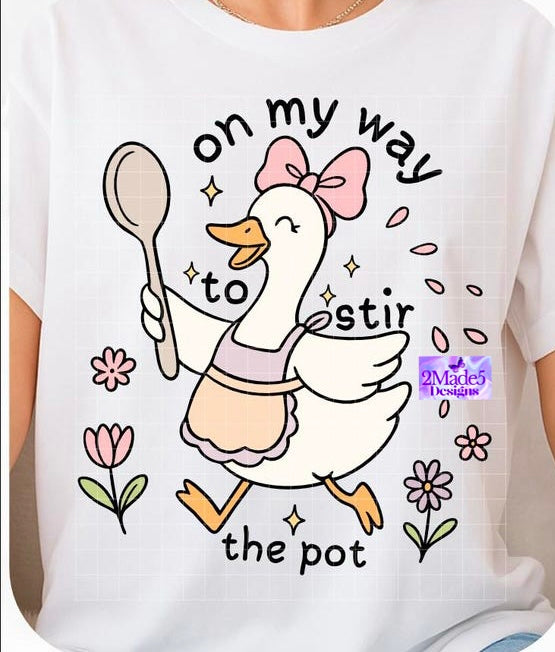 On My Way To Stir The Pot Shirt