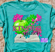 Load image into Gallery viewer, Apple Floral Grade Level Shirt (in adult &amp; youth sizes)
