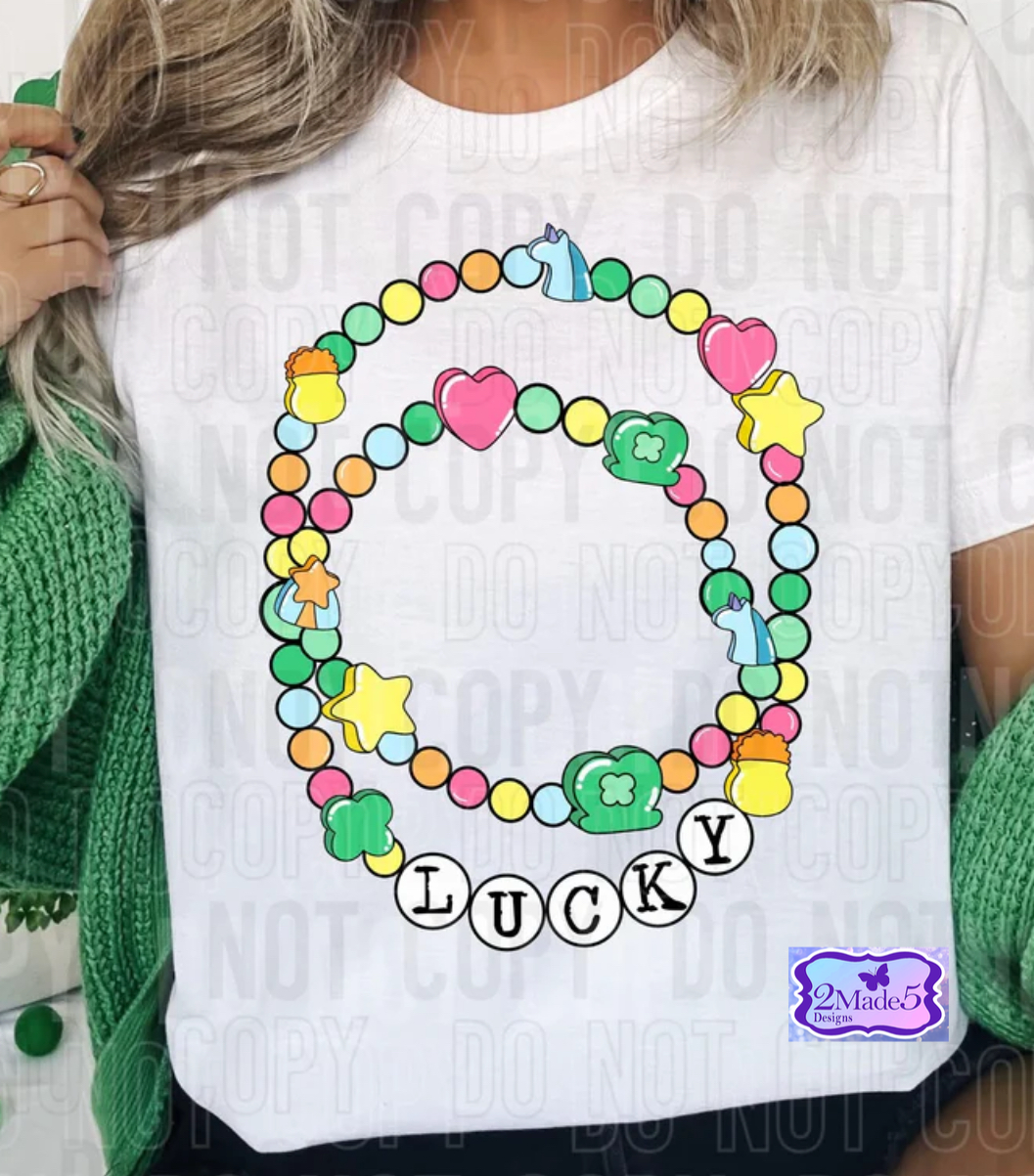 Lucky St. Patrick’s Friendship Bracelet Shirt