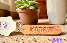 Load image into Gallery viewer, Personalized Wood Keychains-Oak

