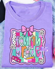 Load image into Gallery viewer, School Preppy Frame Grade Level Shirt (in adult &amp; youth sizes)
