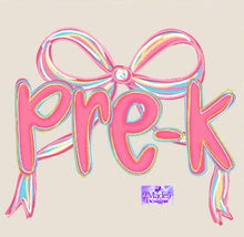 Load image into Gallery viewer, Grade Level Pink Bow Shirts
