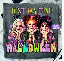 Load image into Gallery viewer, Just Waiting On Halloween Shirt
