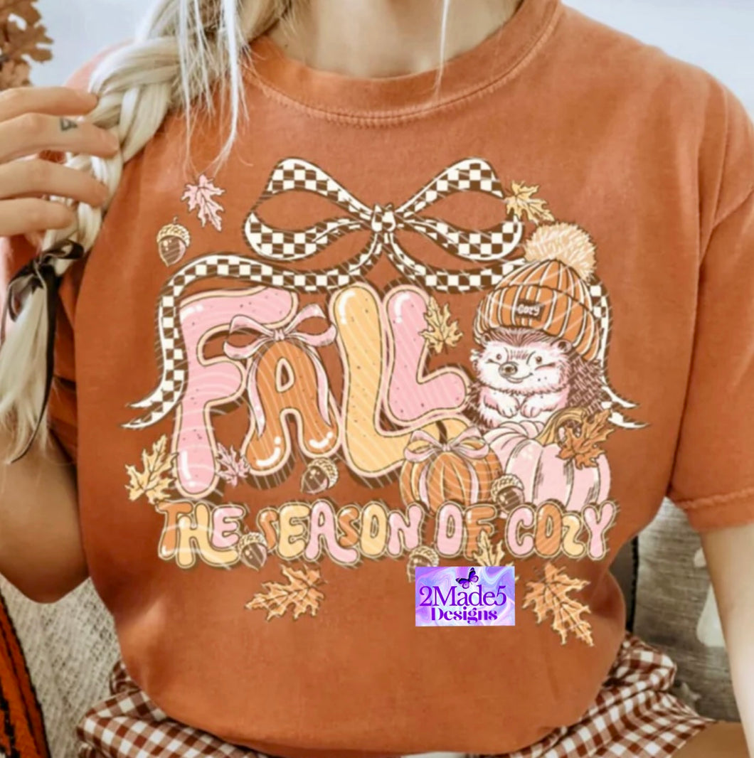 Fall, The Season Of Cozy Shirt